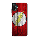 Flash SUperhero Logo on Wood Samsung Galaxy A07 Case OV4872