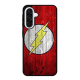 Flash SUperhero Logo on Wood Samsung Galaxy A36 5G Case RC4872