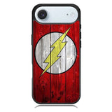 Flash SUperhero Logo on Wood iPhone 17 Air Case OV4872
