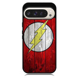 Flash SUperhero Logo on Wood Google Pixel 10 | Google Pixel 10 Pro Case RC4872