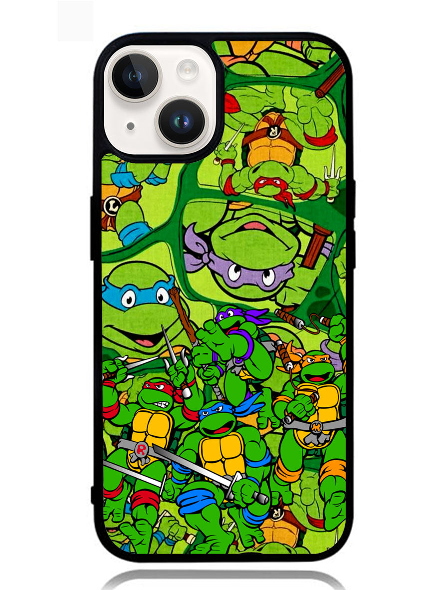 Teenage Mutant Ninja Turtles Collage 1st iPhone 14 Plus Case