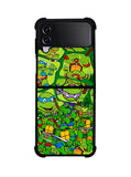 Teenage Mutant Ninja Turtles Collage 1st Samsung Galaxy Z Flip 4 5G 2022 Case