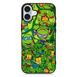 Teenage Mutant Ninja Turtles Collage 1st iPhone 16 Case