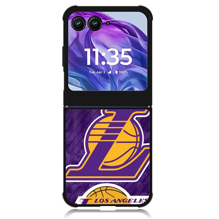 Los Angeles Lakers 2nd Motorola Moto Razr Plus 2024 , Moto Razr+ 2024 Case