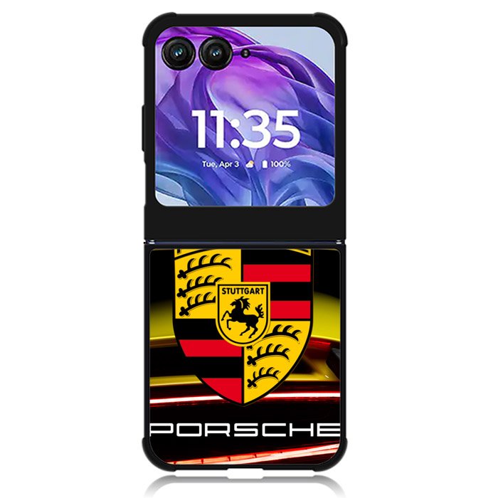 Porsche Logo Motorola Moto Razr Plus 2024 , Moto Razr+ 2024 Case OV0603