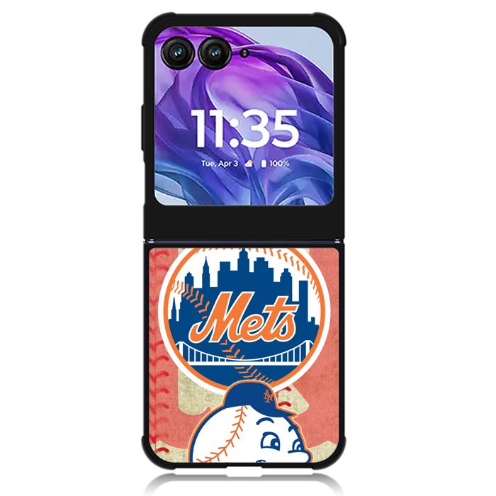 New York Mets 5th Motorola Moto Razr Plus 2024 , Moto Razr+ 2024 Case