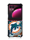 Miami Dolphins Nfl Motorola Moto Razr Plus 2023 , Moto Razr+ 2023 Case