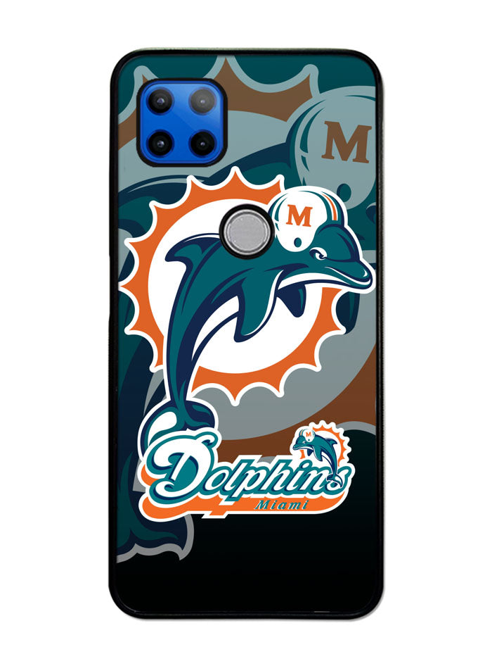 Miami Dolphins Nfl Motorola Moto G 5G Case , Moto One 5G Ace Case