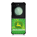 John Deere Tractors logo Samsung Galaxy Z Flip 6 Case