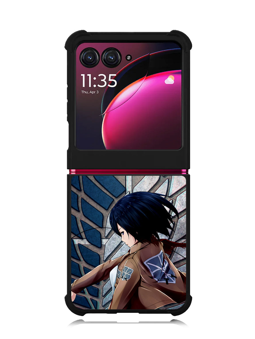 Attack on Titan Mikasa Motorola Moto Razr Plus 2023 , Moto Razr+ 2023 Case OV0618