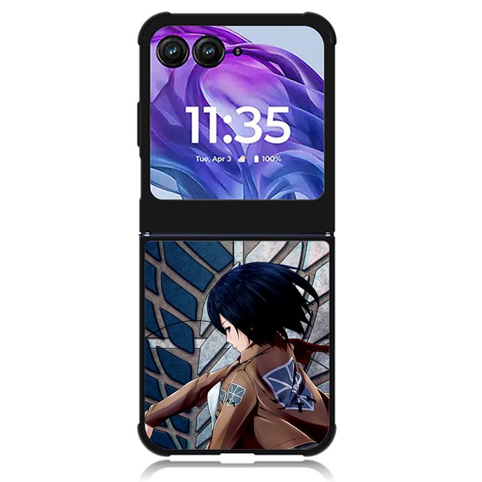 Attack on Titan Mikasa Motorola Moto Razr Plus 2024 , Moto Razr+ 2024 Case OV0618