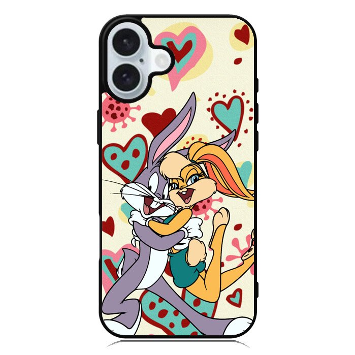 Bugs bunny and lola bunny iPhone 16 Case QC0626