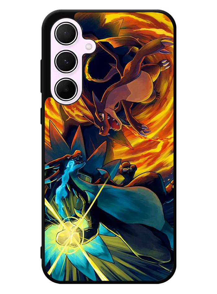 Pokemon Charizard Mega Evolution Samsung Galaxy A35 5G Case