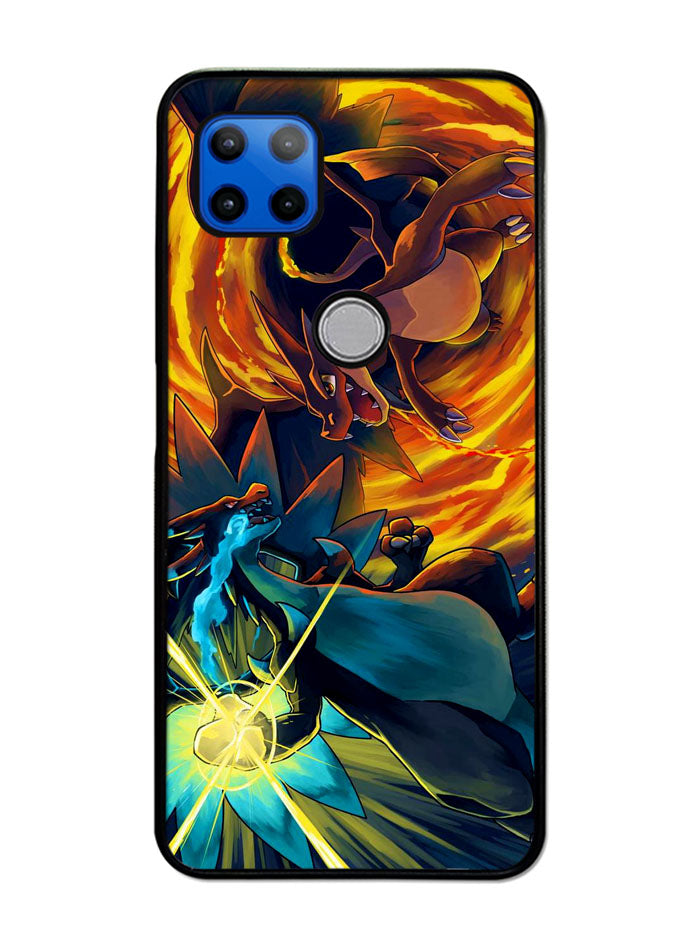 Pokemon Charizard Mega Evolution Motorola Moto G 5G Case , Moto One 5G Ace Case