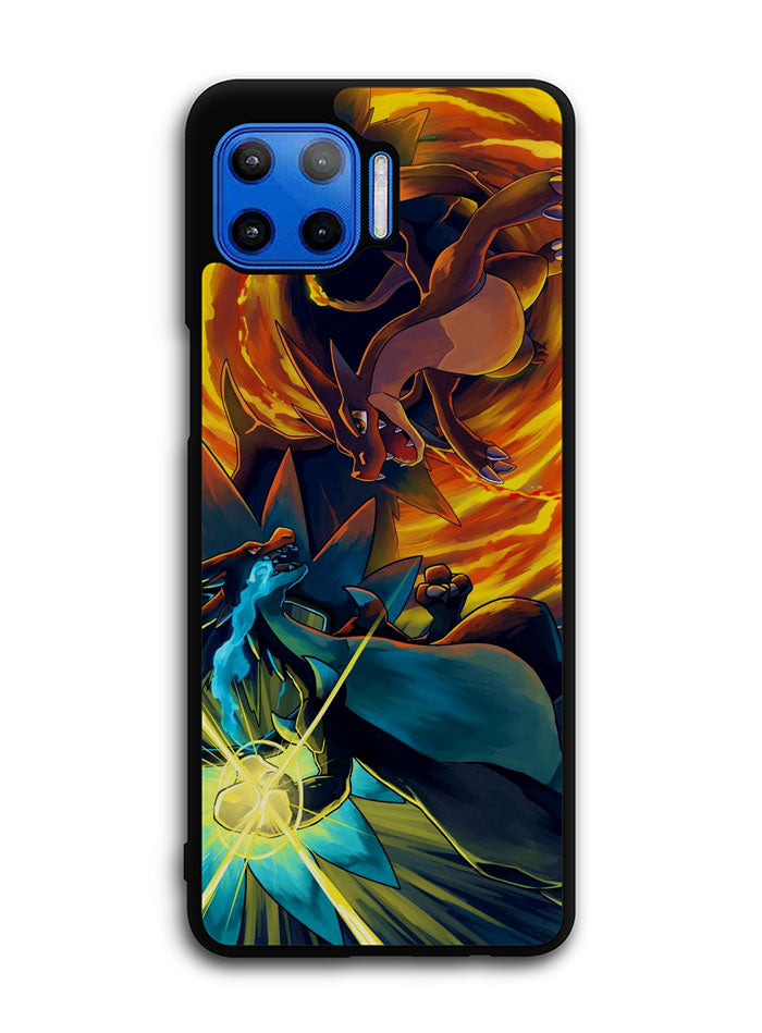 Pokemon Charizard Mega Evolution Motorola Moto One 5G Case , Moto One 5G UW Case , Moto G 5G Plus Case