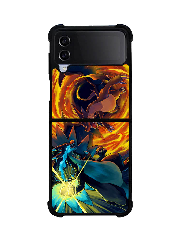 Pokemon Charizard Mega Evolution Samsung Galaxy Z Flip 4 5G 2022 Case