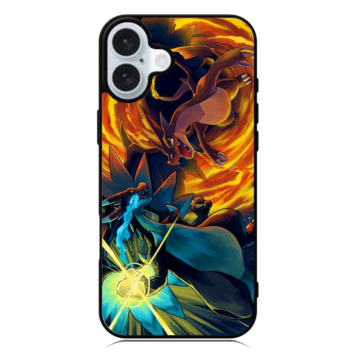 Pokemon Charizard Mega Evolution iPhone 16 Plus Case