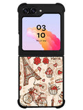 paris vintage Samsung Galaxy Z Flip 5 5G 2023 Case OV0632