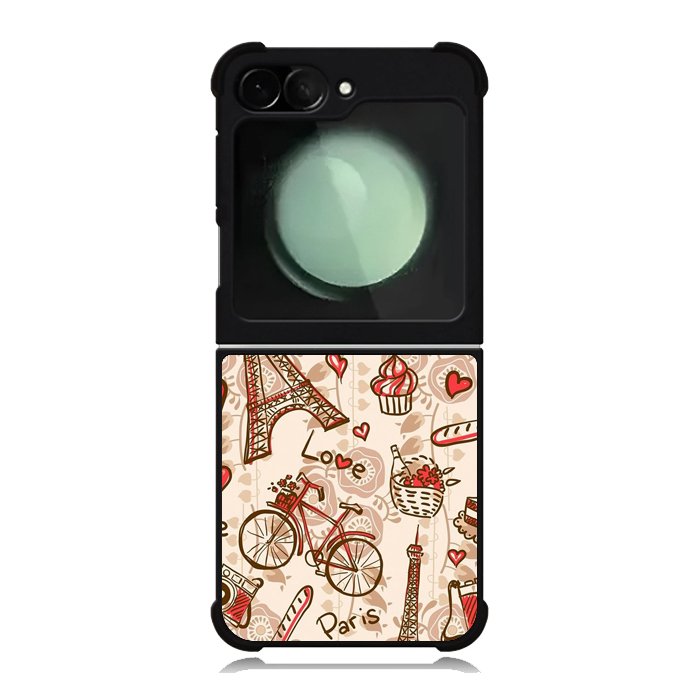 paris vintage Samsung Galaxy Z Flip 6 5G 2024 Case OV0632