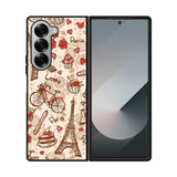 paris vintage Samsung Galaxy Z Fold 7 5G Case QC0632