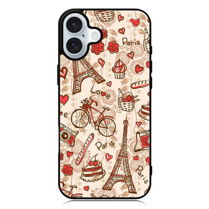 paris vintage iPhone 16 Plus Case QC0632