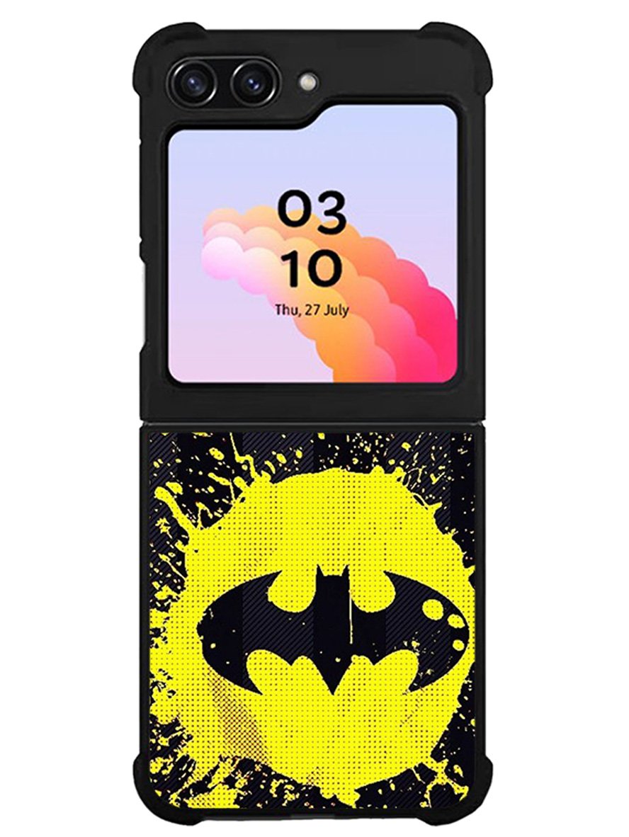 Batman Logo Yellow Samsung Galaxy Z Flip 5 5G 2023 Case OV0633