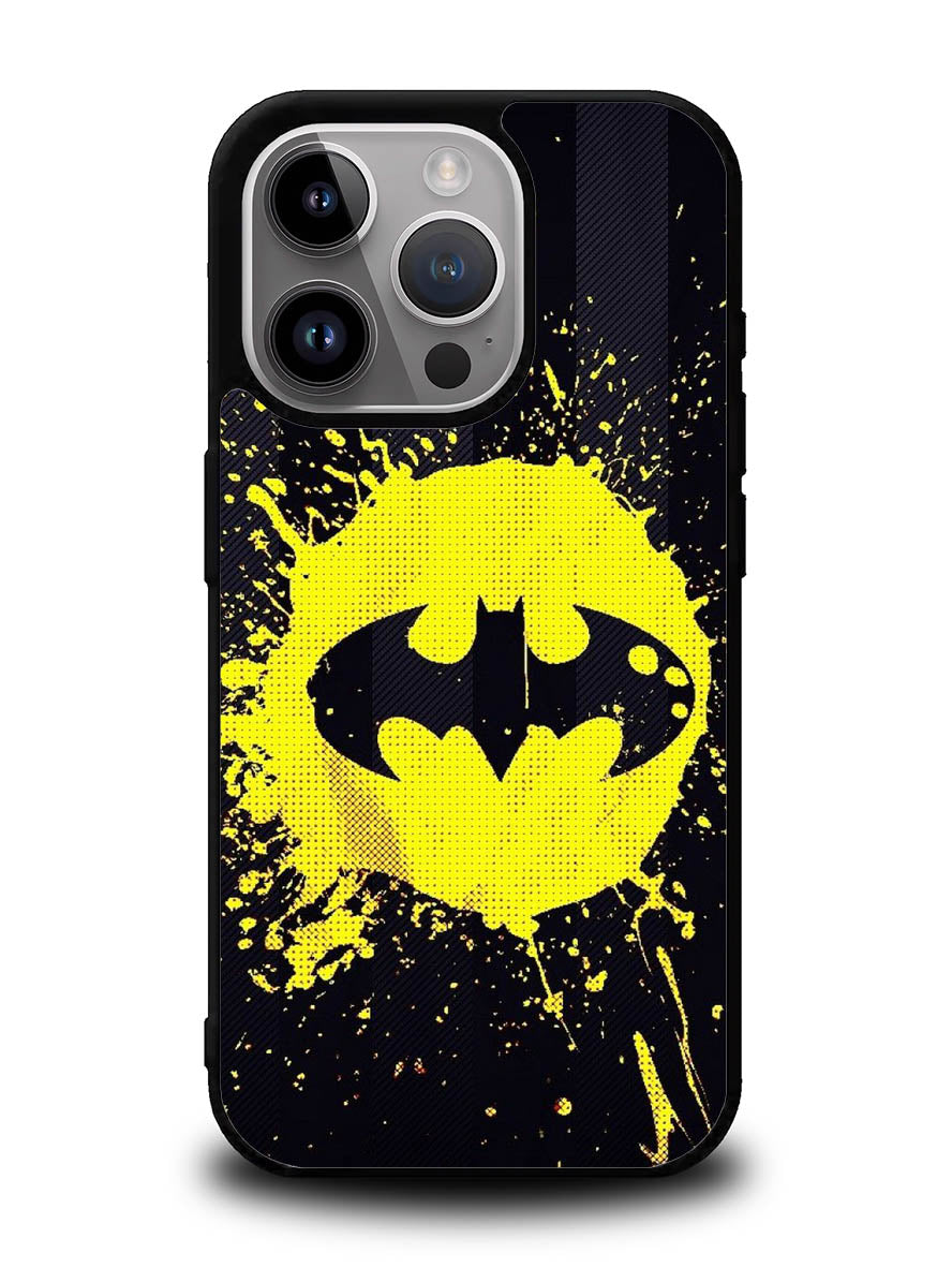 Batman Logo Yellow iPhone 16 Pro Max Case OV0633