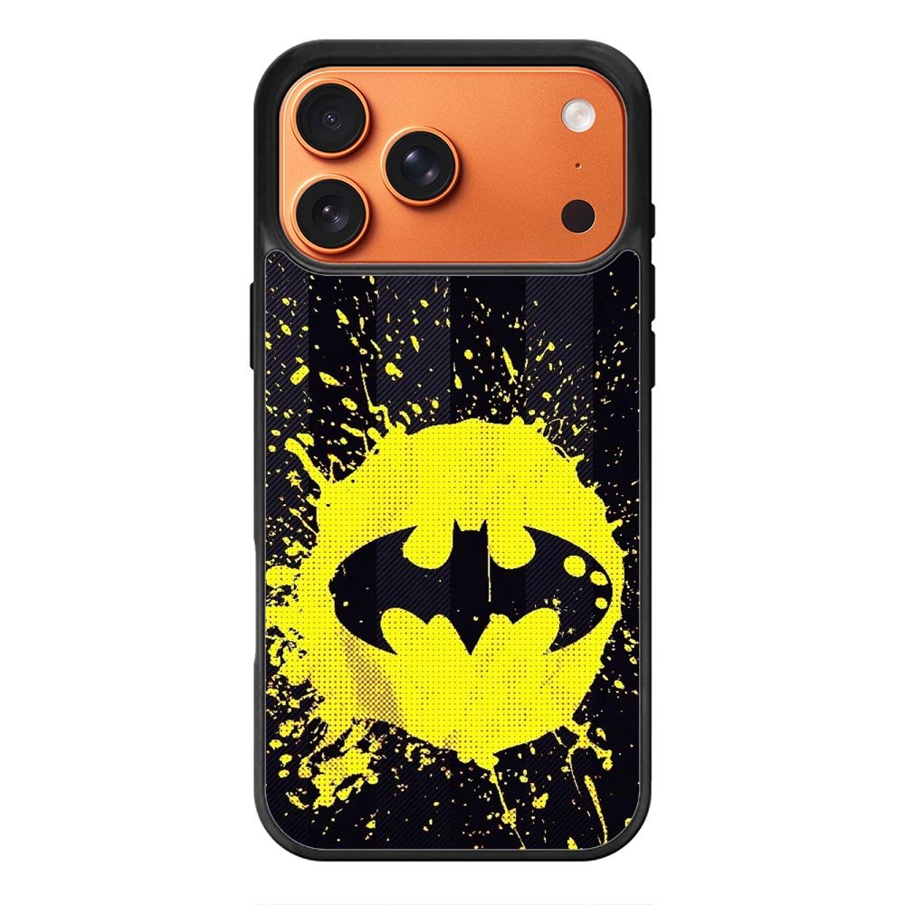Batman Logo Yellow iPhone 17 Pro Max Case OV0633
