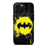 Batman Logo Yellow iPhone 16 Pro Max Case OV0633