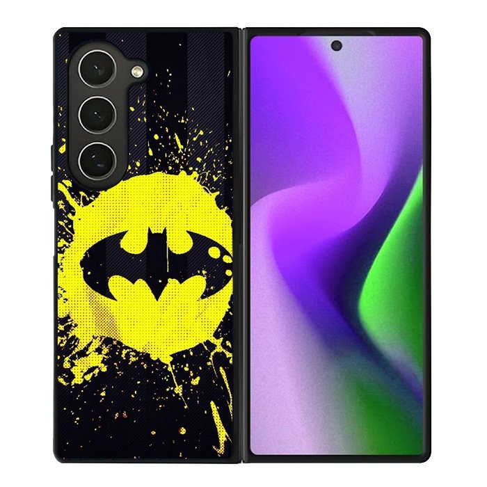 Batman Logo Yellow Samsung Galaxy Z Fold 6 5G 2024 Case OV0633