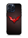 Batman Logo Red iPhone 15 Pro Max Case