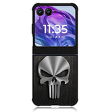 Punisher Logo 3D Motorola Moto Razr Plus 2024 , Moto Razr+ 2024 Case
