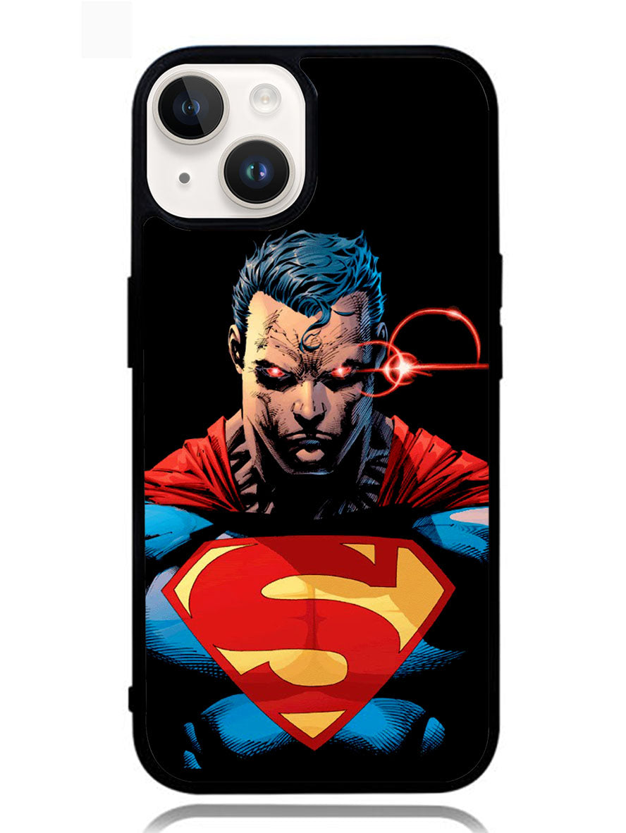 superman red eyes iPhone 14 Case