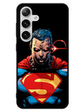 superman red eyes Samsung Galaxy S25 5G Case