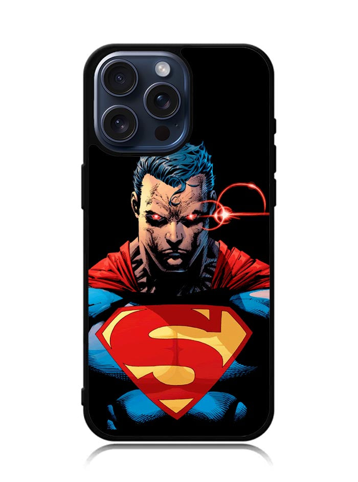 superman red eyes iPhone 15 Pro Max Case