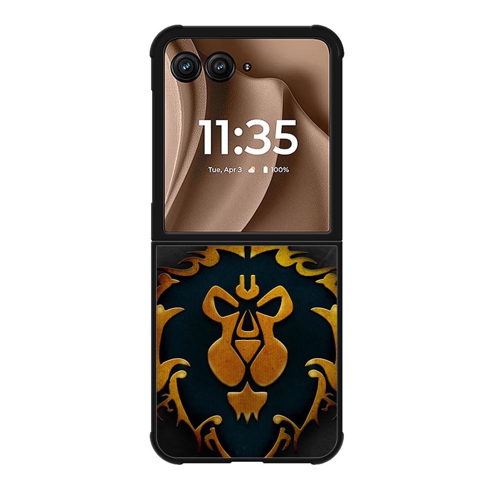 World of Warcraft Alliance Gold Logo Motorola Moto RAZR Plus 2025 Case OV0642