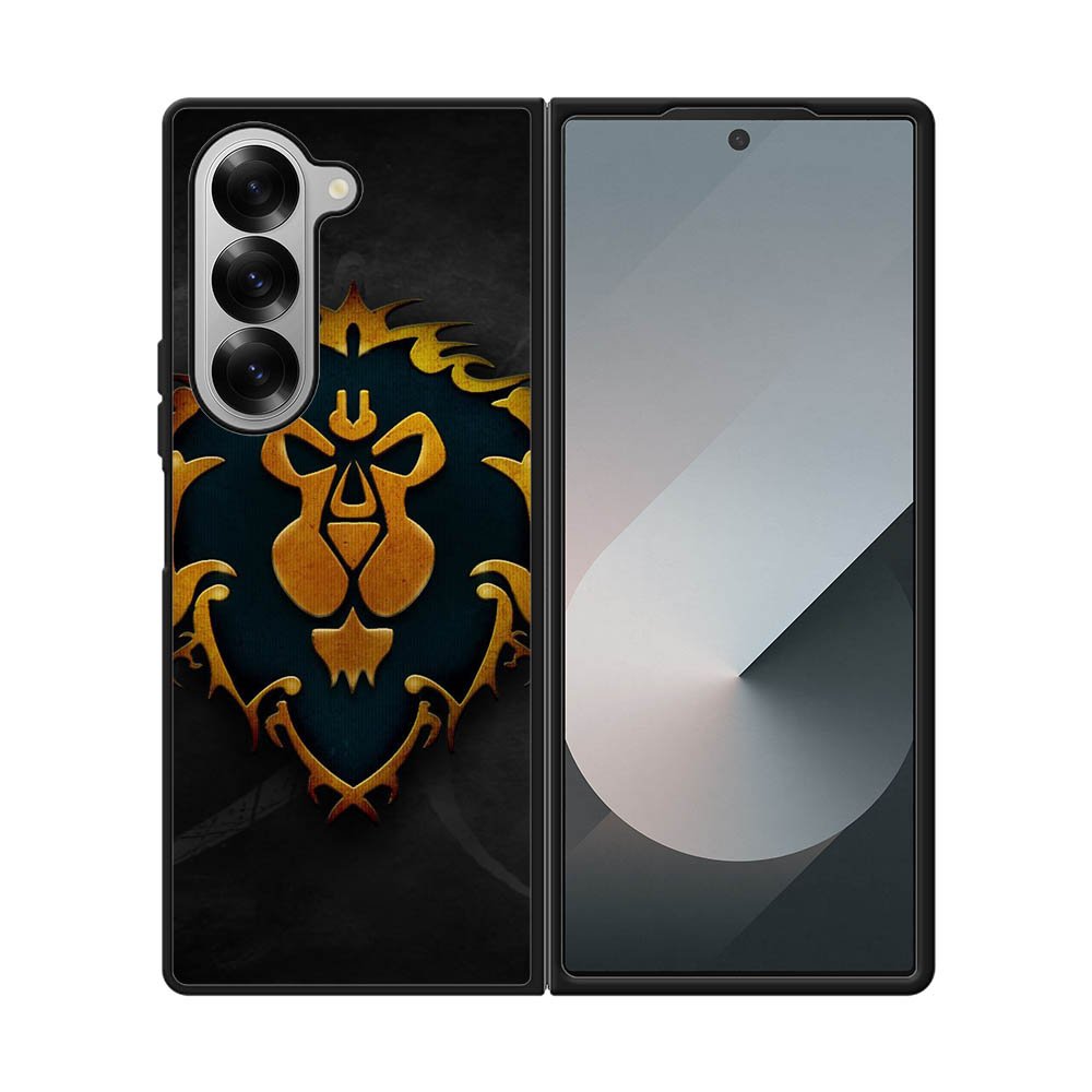 World of Warcraft Alliance Gold Logo Samsung Galaxy Z Fold 7 5G Case OV0642