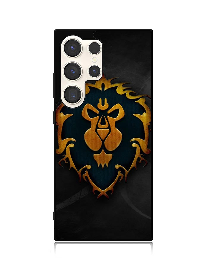 World of Warcraft Alliance Gold Logo Samsung Galaxy S25 Ultra 5G Case QC0642