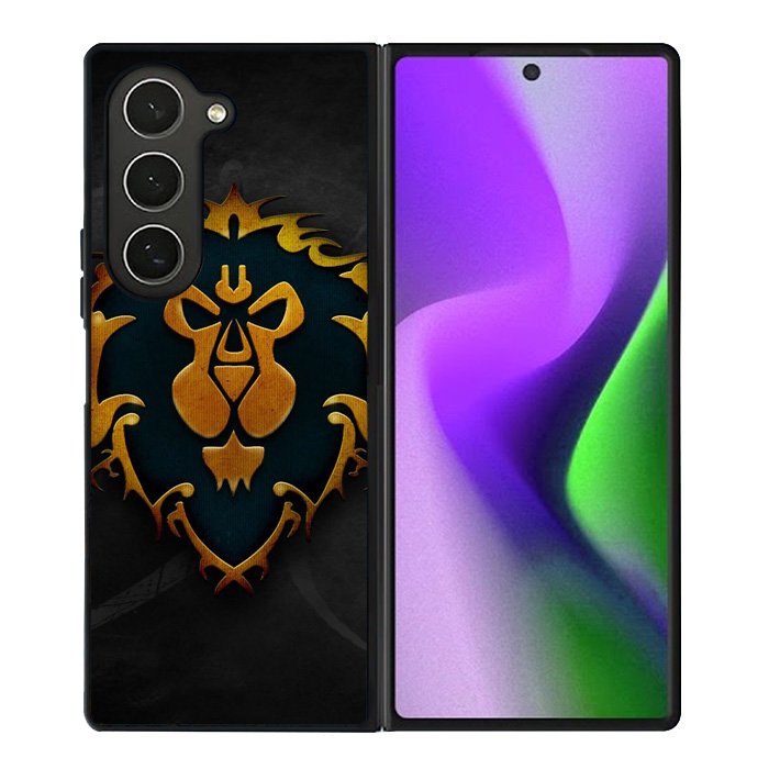 World of Warcraft Alliance Gold Logo Samsung Galaxy Z Fold 6 5G 2024 Case OV0642