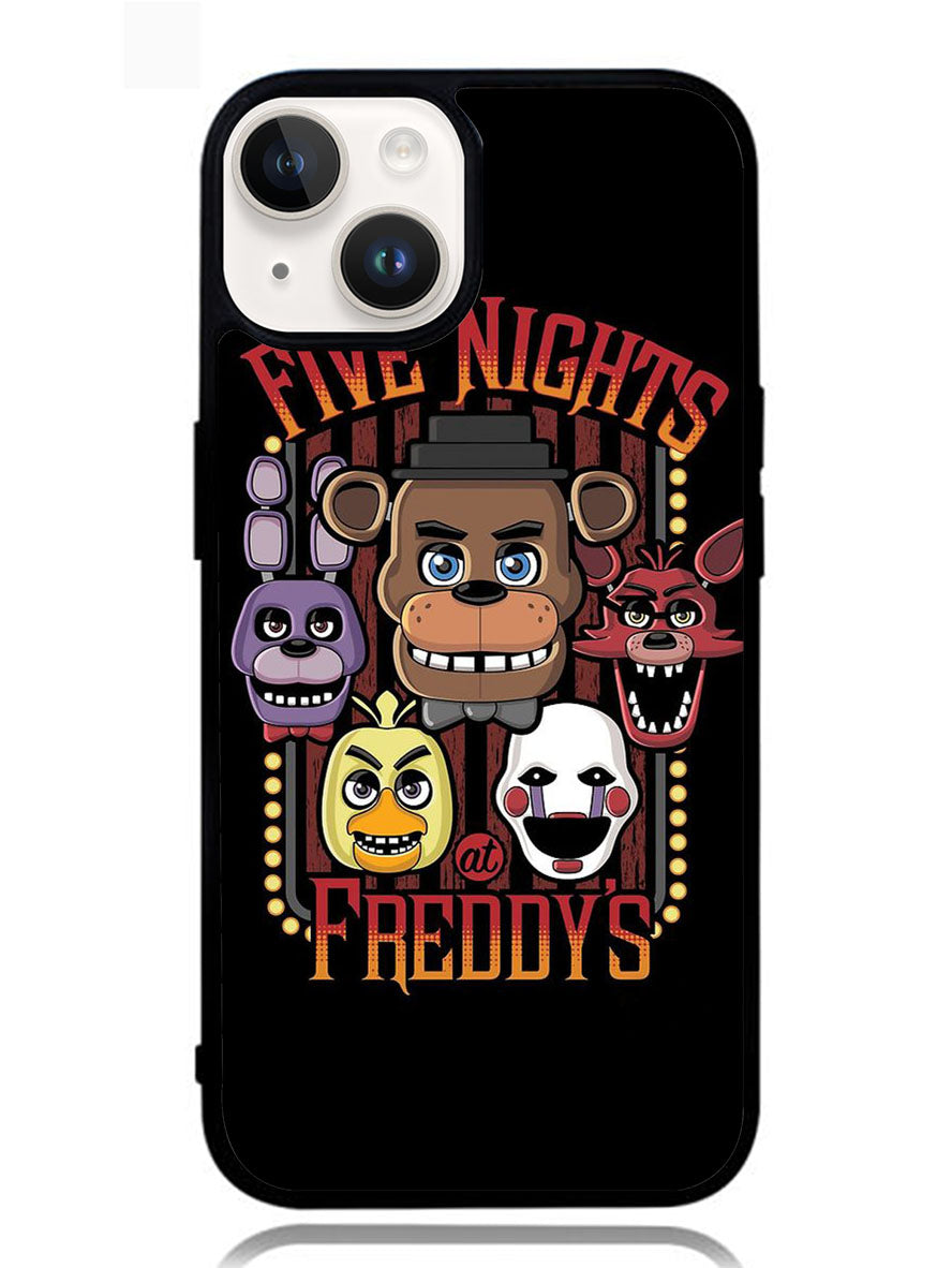 Five Nights At Freddys Characters 1s iPhone 14 Case