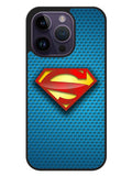 Superman Blue Carbon Logo iPhone 14 Pro Max Case OV0649