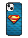 Superman Blue Carbon Logo iPhone 15 Case OV0649