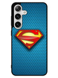 Superman Blue Carbon Logo Samsung Galaxy S25 5G Case
