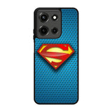 Superman Blue Carbon Logo Motorola Moto G 5G 2025 Case OV4838