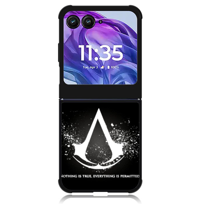 Assassins Creed Symbol Glow Motorola Moto Razr Plus 2024 , Moto Razr+ 2024 Case