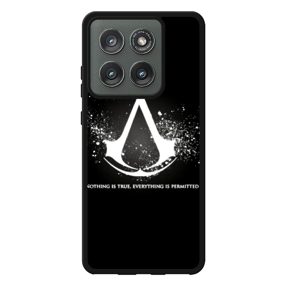 Assassins Creed Symbol Glow Motorola Moto Edge 2025 Case