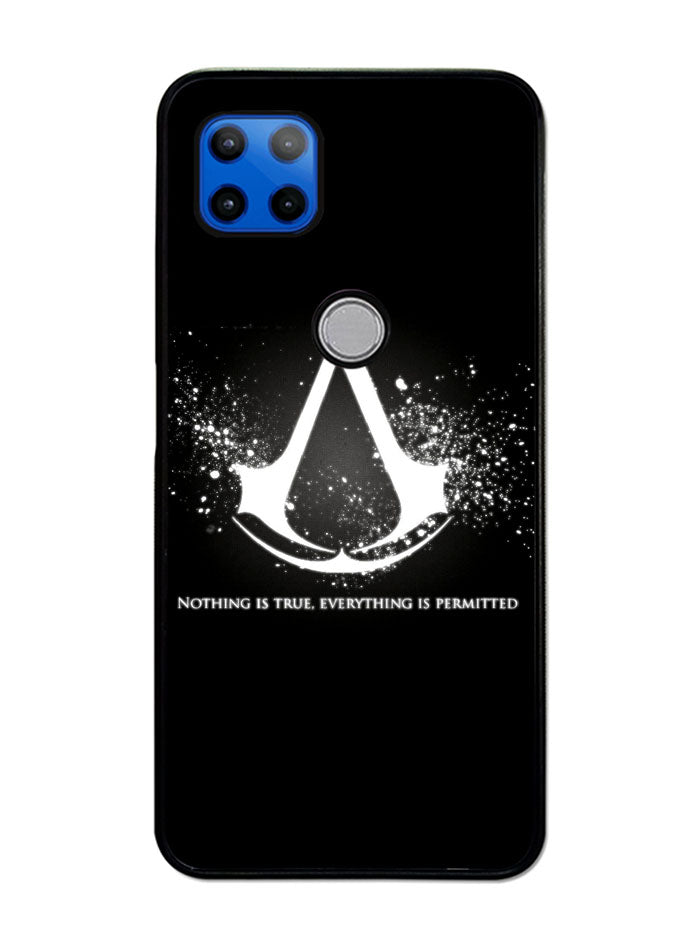 Assassins Creed Symbol Glow Motorola Moto G 5G Case , Moto One 5G Ace Case