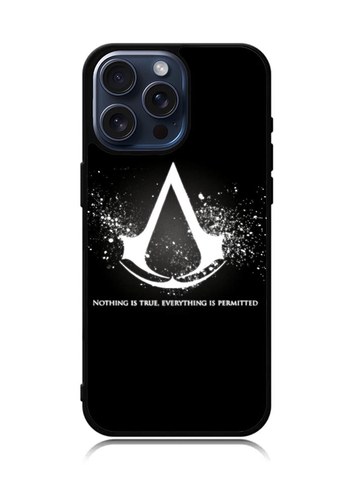 Assassins Creed Symbol Glow iPhone 15 Pro Max Case
