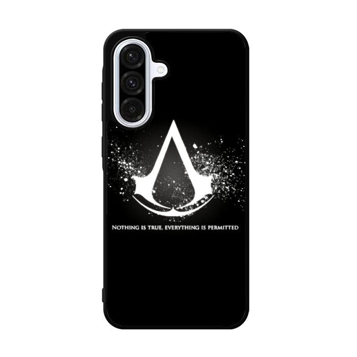 Assassins Creed Symbol Glow Samsung Galaxy A36 Case OV3852