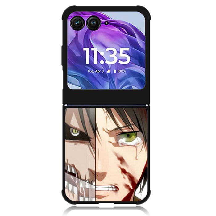 attack on titan eren Motorola Moto Razr Plus 2024 , Moto Razr+ 2024 Case OV0660